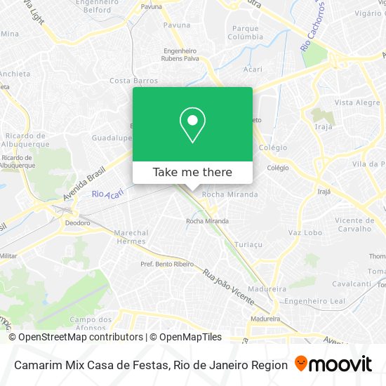 Camarim Mix Casa de Festas map