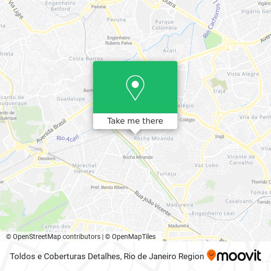 Toldos e Coberturas Detalhes map