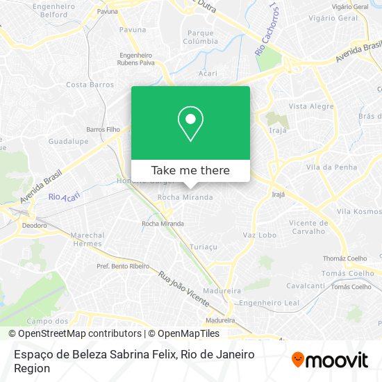 Espaço de Beleza Sabrina Felix map