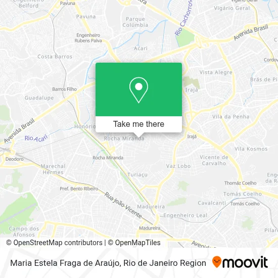 Maria Estela Fraga de Araújo map