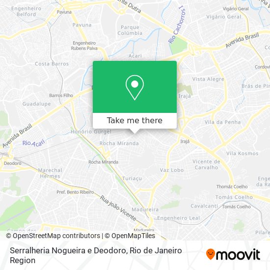 Serralheria Nogueira e Deodoro map