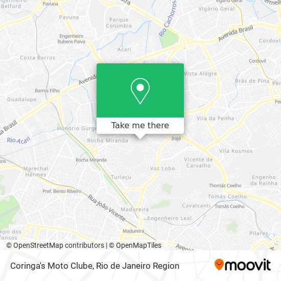 Coringa's Moto Clube map