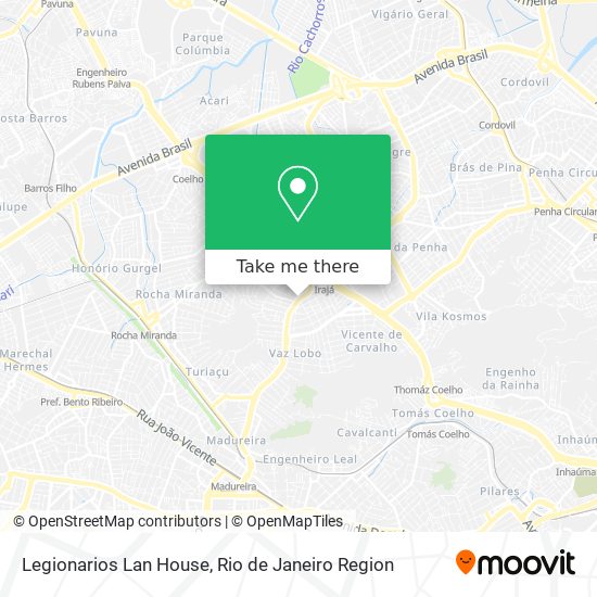 Legionarios Lan House map