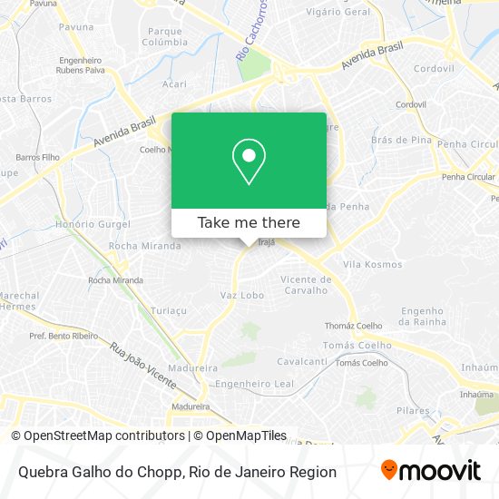 Quebra Galho do Chopp map