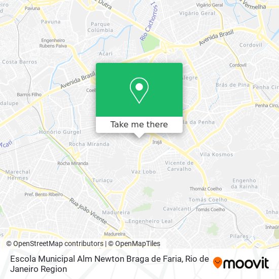 Escola Municipal Alm Newton Braga de Faria map