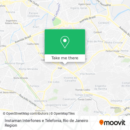 Mapa Instaman Interfones e Telefonia