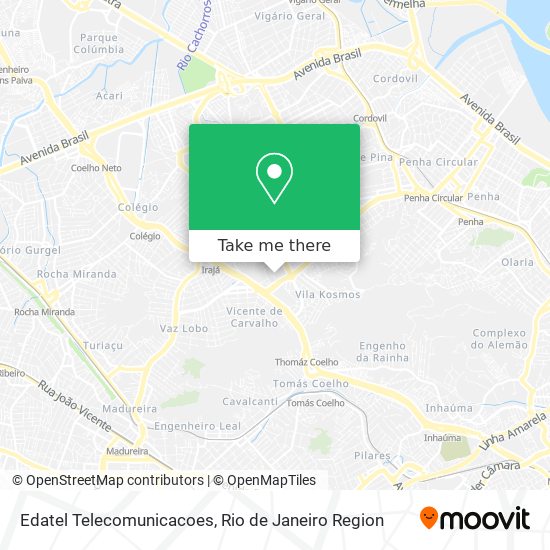 Edatel Telecomunicacoes map