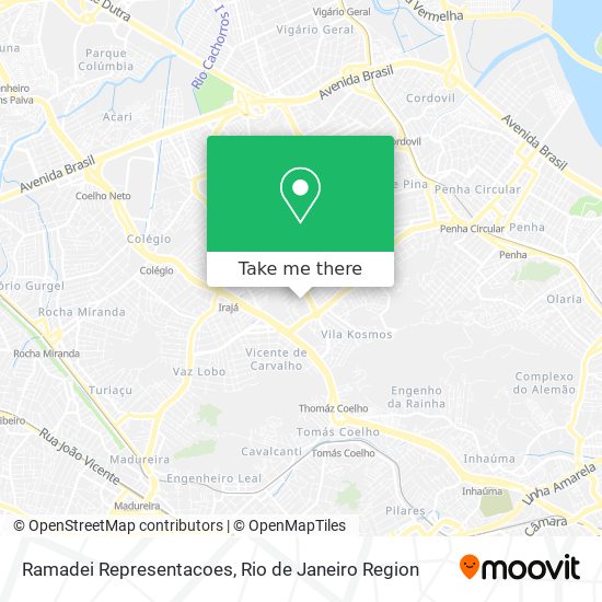 Ramadei Representacoes map