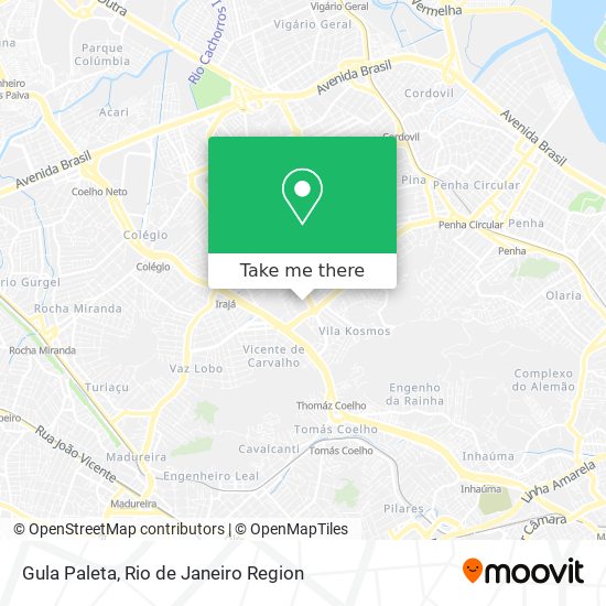 Gula Paleta map