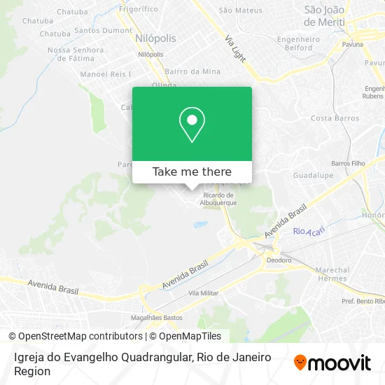 Igreja do Evangelho Quadrangular map