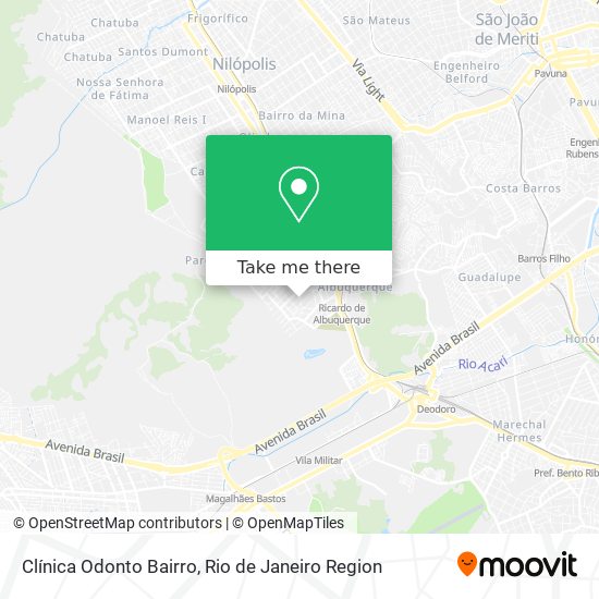 Clínica Odonto Bairro map