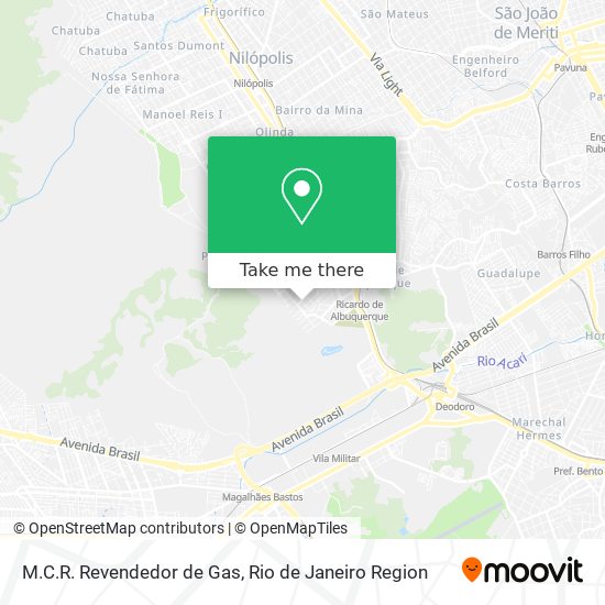 M.C.R. Revendedor de Gas map