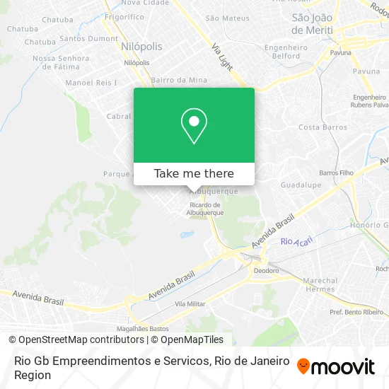 Rio Gb Empreendimentos e Servicos map