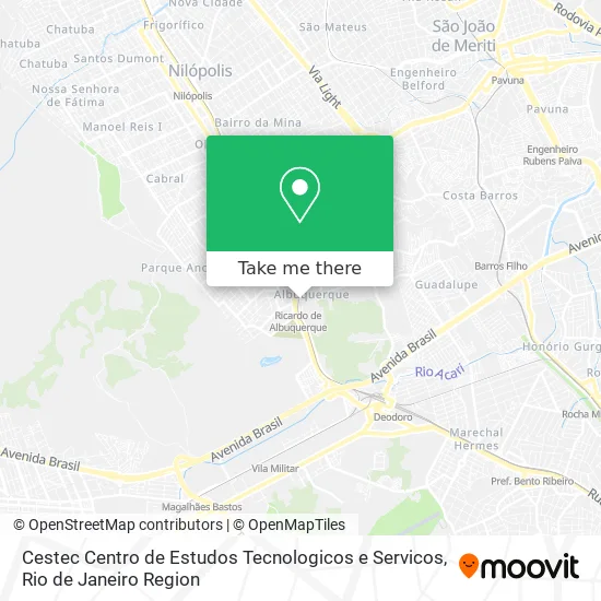 Cestec Centro de Estudos Tecnologicos e Servicos map