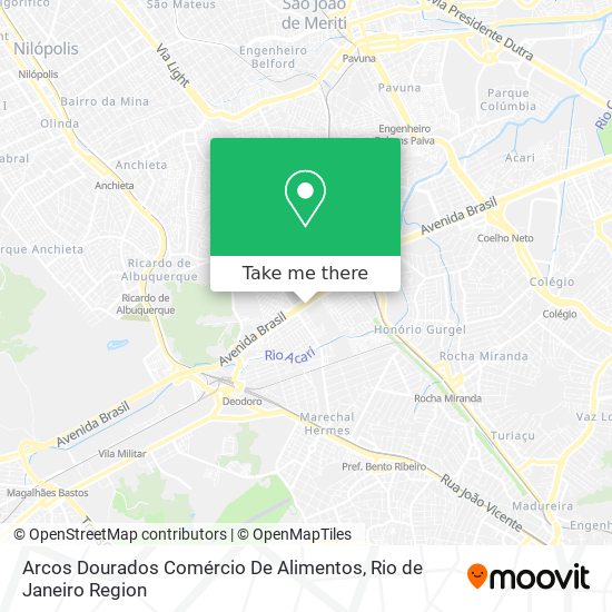 Arcos Dourados Comércio De Alimentos map