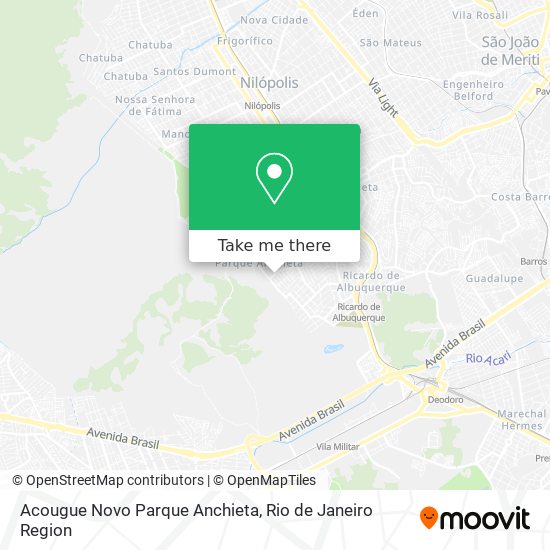 Acougue Novo Parque Anchieta map