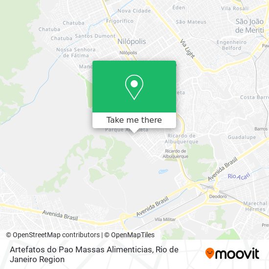 Artefatos do Pao Massas Alimenticias map