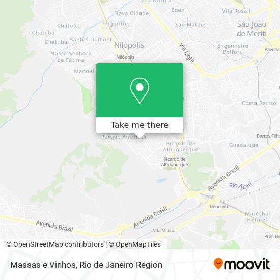 Massas e Vinhos map