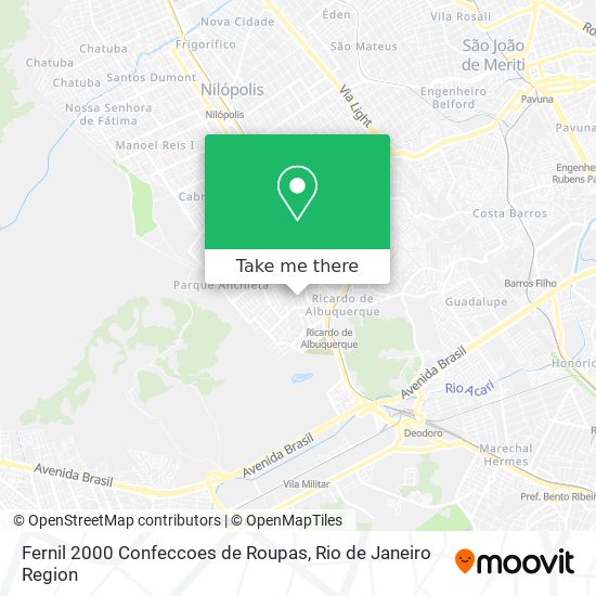 Fernil 2000 Confeccoes de Roupas map