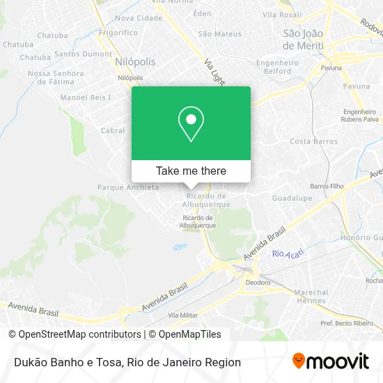 Dukão Banho e Tosa map