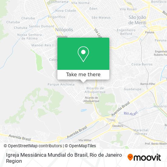 Igreja Messiânica Mundial do Brasil map