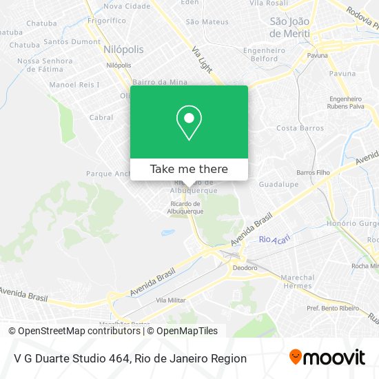 V G Duarte Studio 464 map