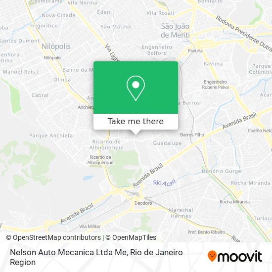 Nelson Auto Mecanica Ltda Me map