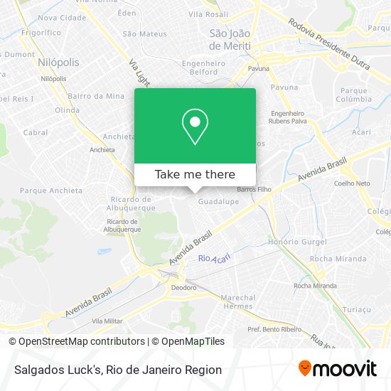 Salgados Luck's map