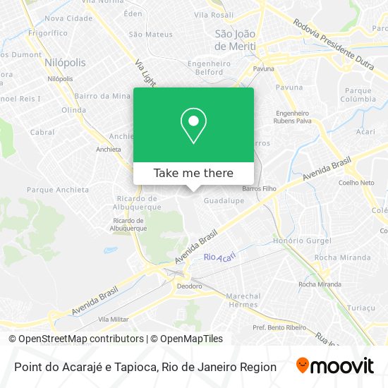 Point do Acarajé e Tapioca map
