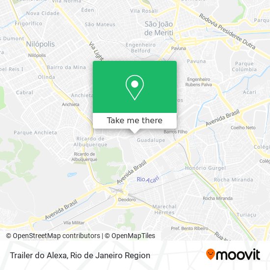 Mapa Trailer do Alexa