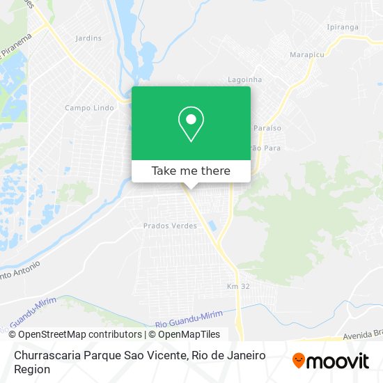 Churrascaria Parque Sao Vicente map
