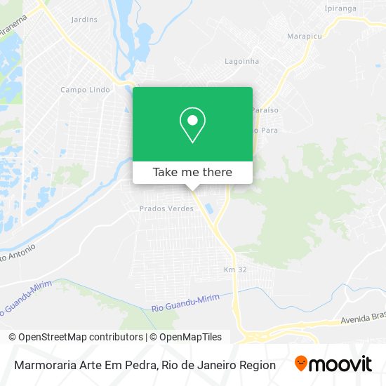 Marmoraria Arte Em Pedra map