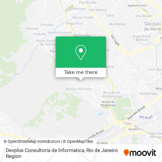 Mapa Devplus Consultoria de Informatica