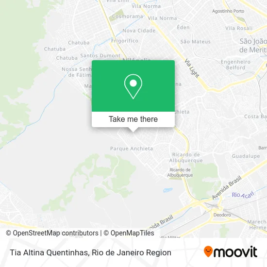 Tia Altina Quentinhas map