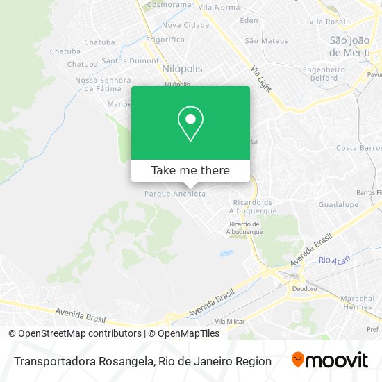 Transportadora Rosangela map