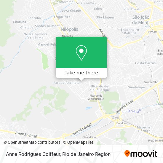 Anne Rodrigues Coiffeur map