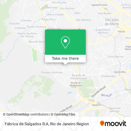 Fábrica de Salgados R.A map