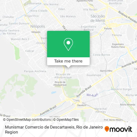 Munismar Comercio de Descartaveis map