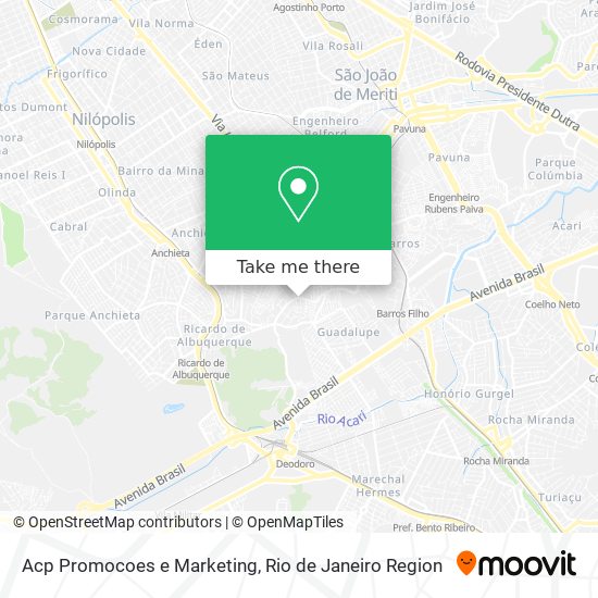 Acp Promocoes e Marketing map