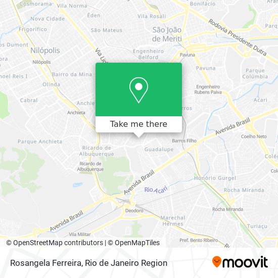Rosangela Ferreira map