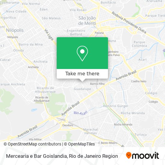 Mercearia e Bar Goislandia map
