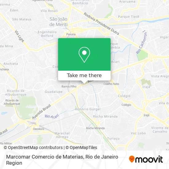 Marcomar Comercio de Materias map