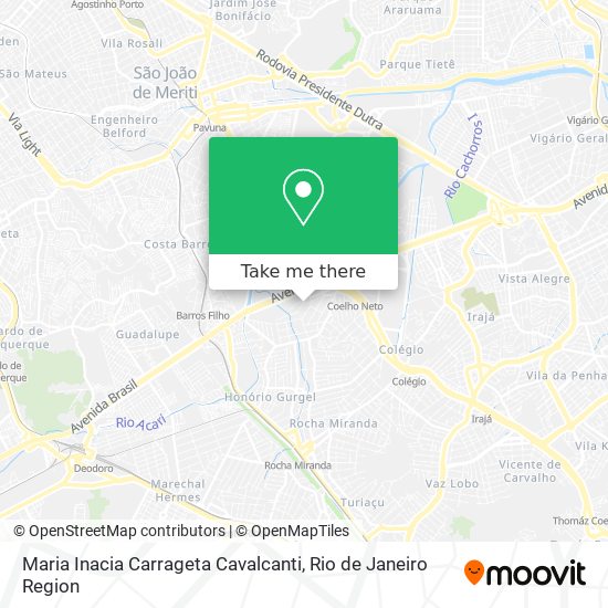Maria Inacia Carrageta Cavalcanti map