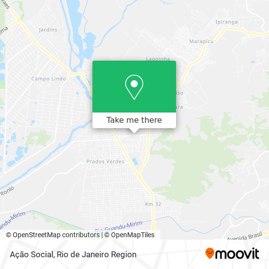 Ação Social map
