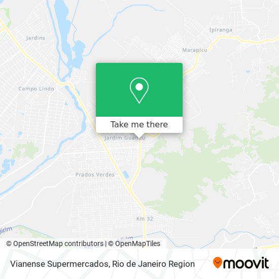 Vianense Supermercados map