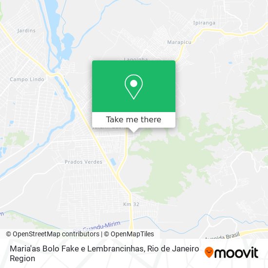 Maria'as Bolo Fake e Lembrancinhas map