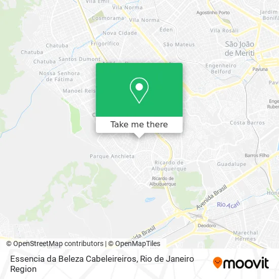 Essencia da Beleza Cabeleireiros map