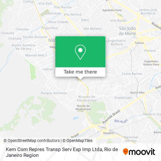Kem Com Repres Transp Serv Exp Imp Ltda map