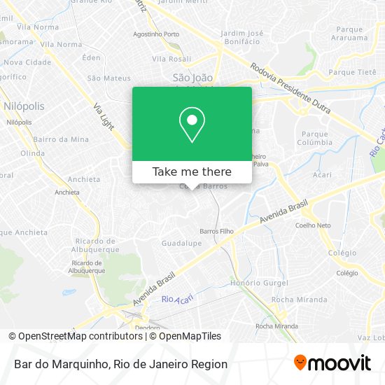 Bar do Marquinho map