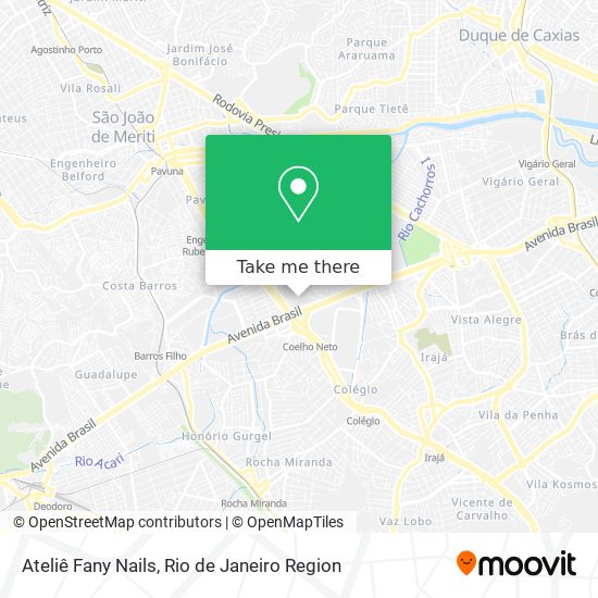 Ateliê Fany Nails map